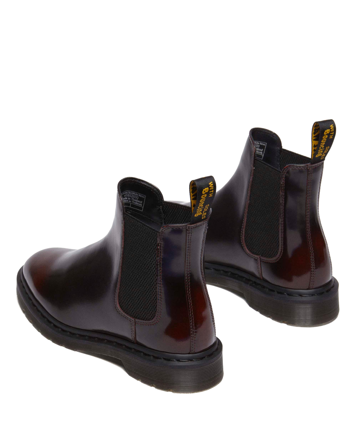 Graeme Arcadia leather Chelsea boots in Cherry Red Arcadia