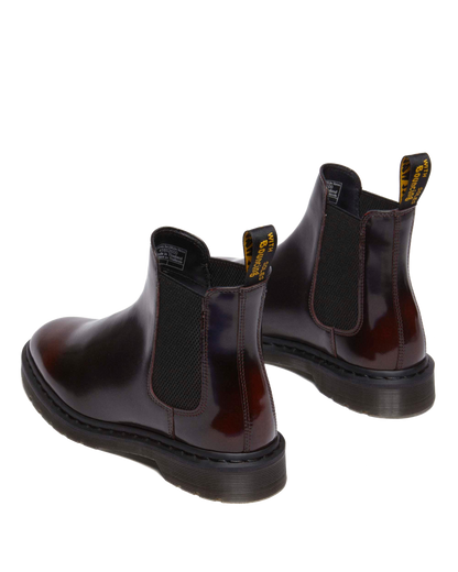Graeme Arcadia leather Chelsea boots in Cherry Red Arcadia