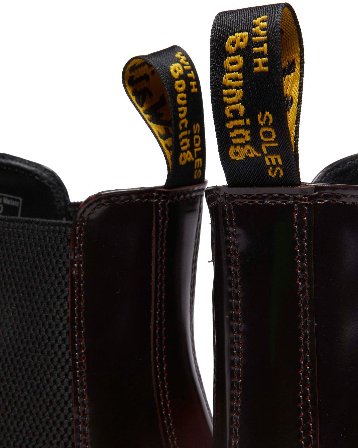 Graeme Arcadia leather Chelsea boots in Cherry Red Arcadia