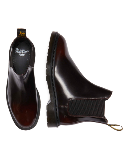 Graeme Arcadia leather Chelsea boots in Cherry Red Arcadia