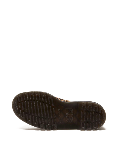 1460 leopard leather boots in Light Tan