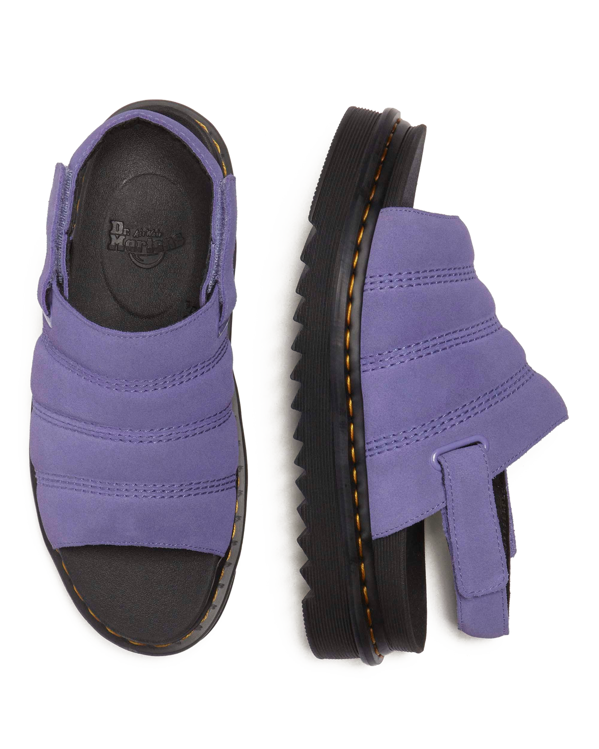 Kole Suede sandals in Twilight Purple