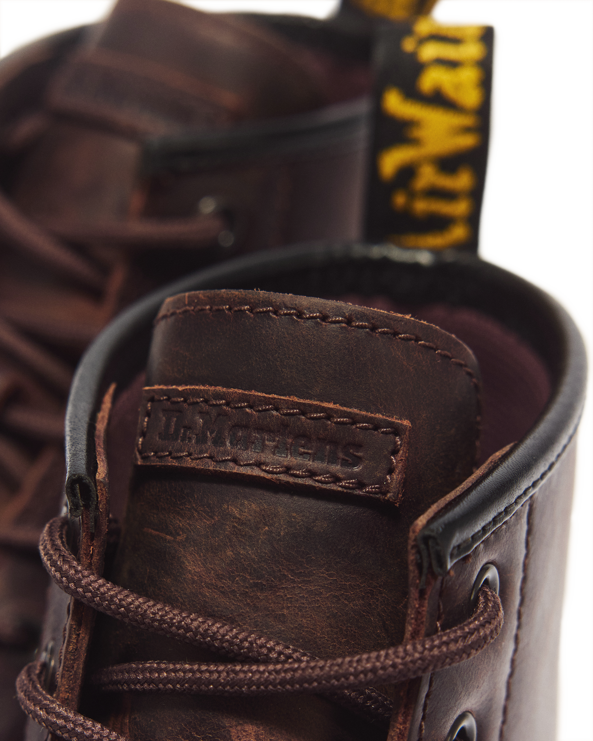 Brookline Chukka Crazy Horse Leather Ankle Boots in Dark Brown