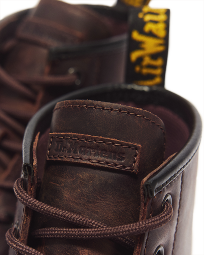 Brookline Chukka Crazy Horse Leather Ankle Boots in Dark Brown