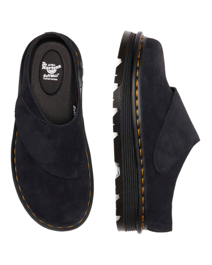 Zebzag Anywair Suede Mules in Black
