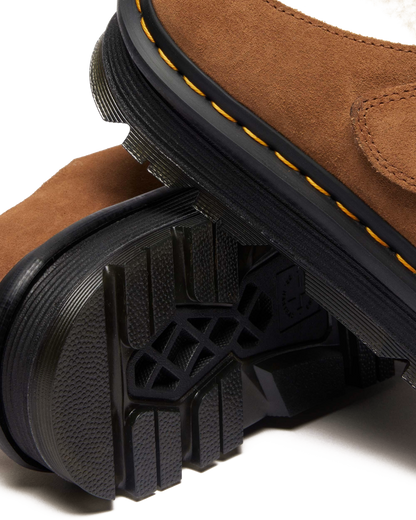 Zebzag AnyWair Warm Lined Suede Mules in Desert Brown