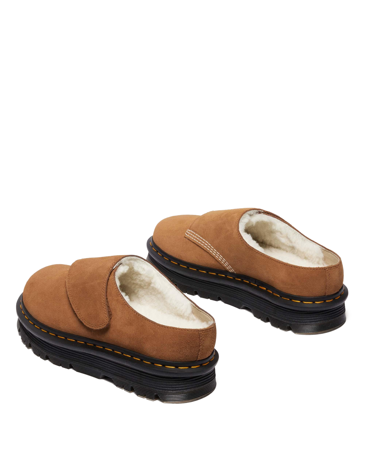 Zebzag AnyWair Warm Lined Suede Mules in Desert Brown