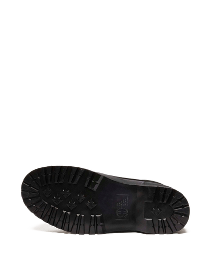 939 SUB FLEECE LINED LEATHER ANKLE BOOTS in Black