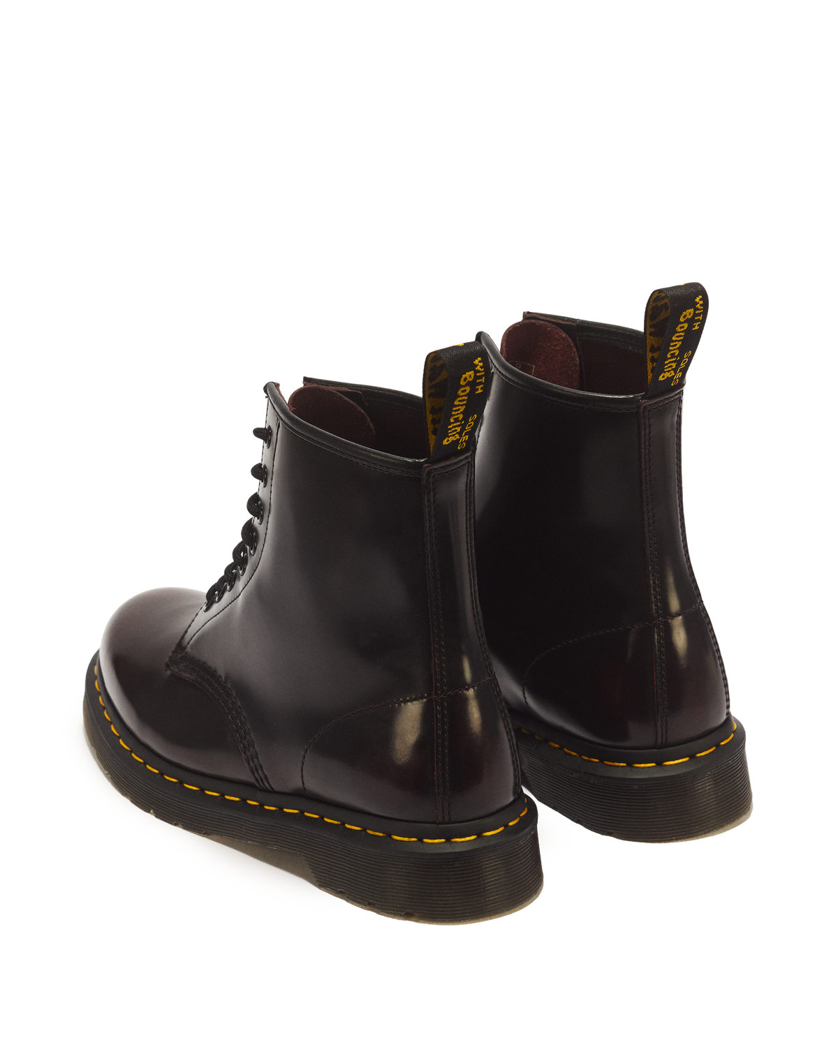 1460 Arcadia leather boots in Cherry Red Arcadia