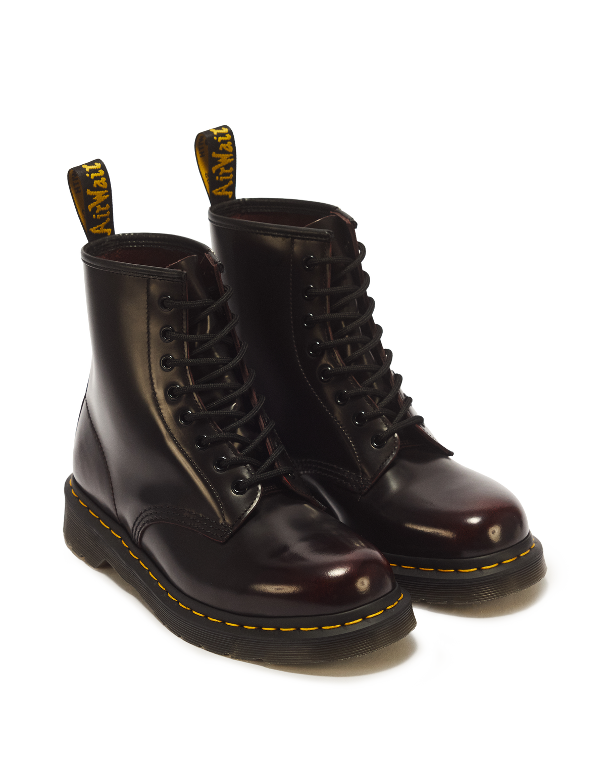 1460 Arcadia leather boots in Cherry Red Arcadia