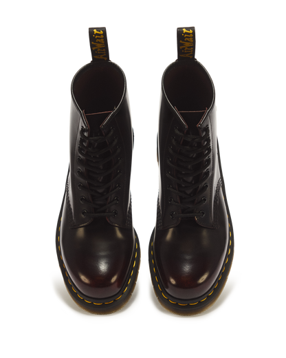 1460 Arcadia leather boots in Cherry Red Arcadia