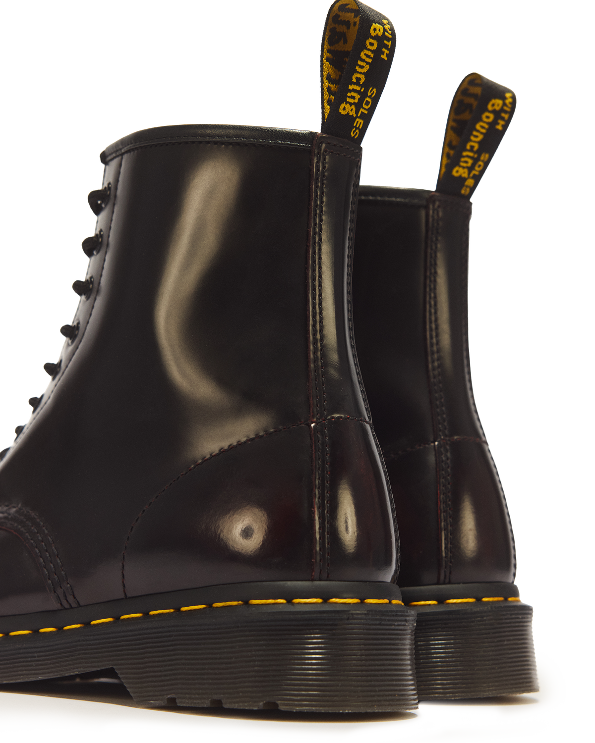 1460 Arcadia leather boots in Cherry Red Arcadia
