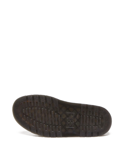 Josef metallic leather slide sandals in Metallic