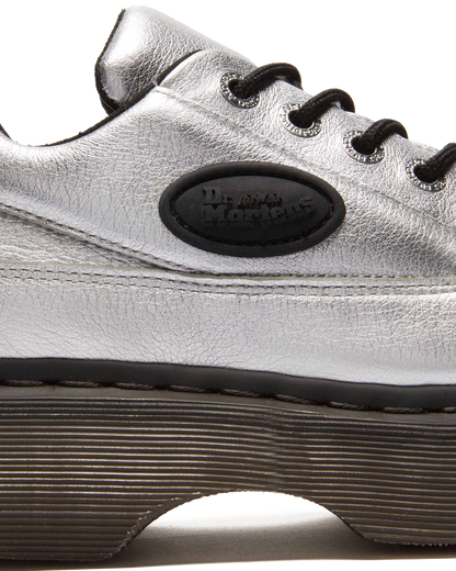 Buzz 5-eye metalic leather shoes in Metallic