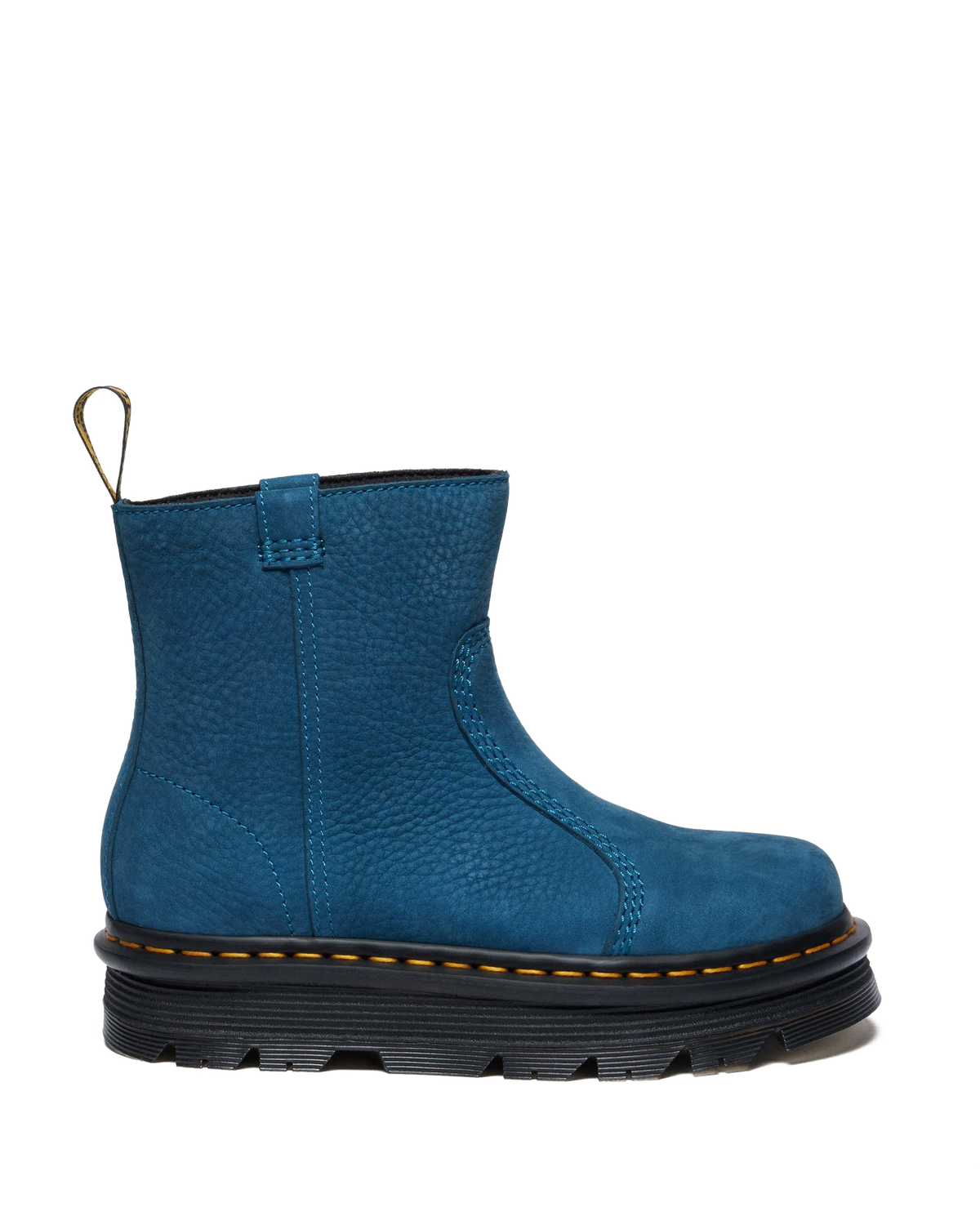 Zebzag Rigger Slip On Nubuck Boots in Neptune Blue
