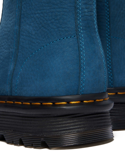 Zebzag Rigger Slip On Nubuck Boots in Neptune Blue