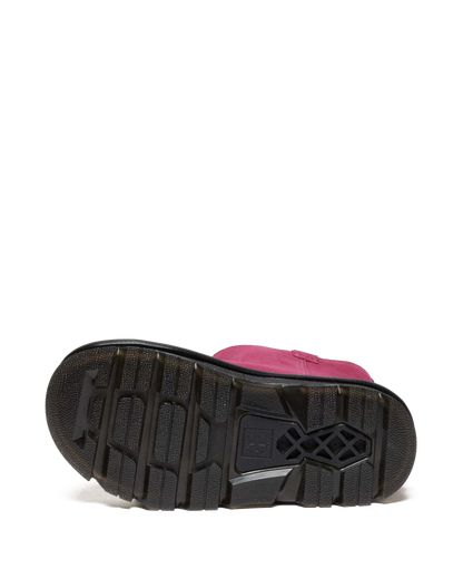 Zebzag Rigger Slip On Nubuck Boots in Fuchsia Pink