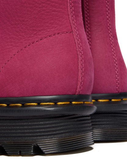 Zebzag Rigger Slip On Nubuck Boots in Fuchsia Pink