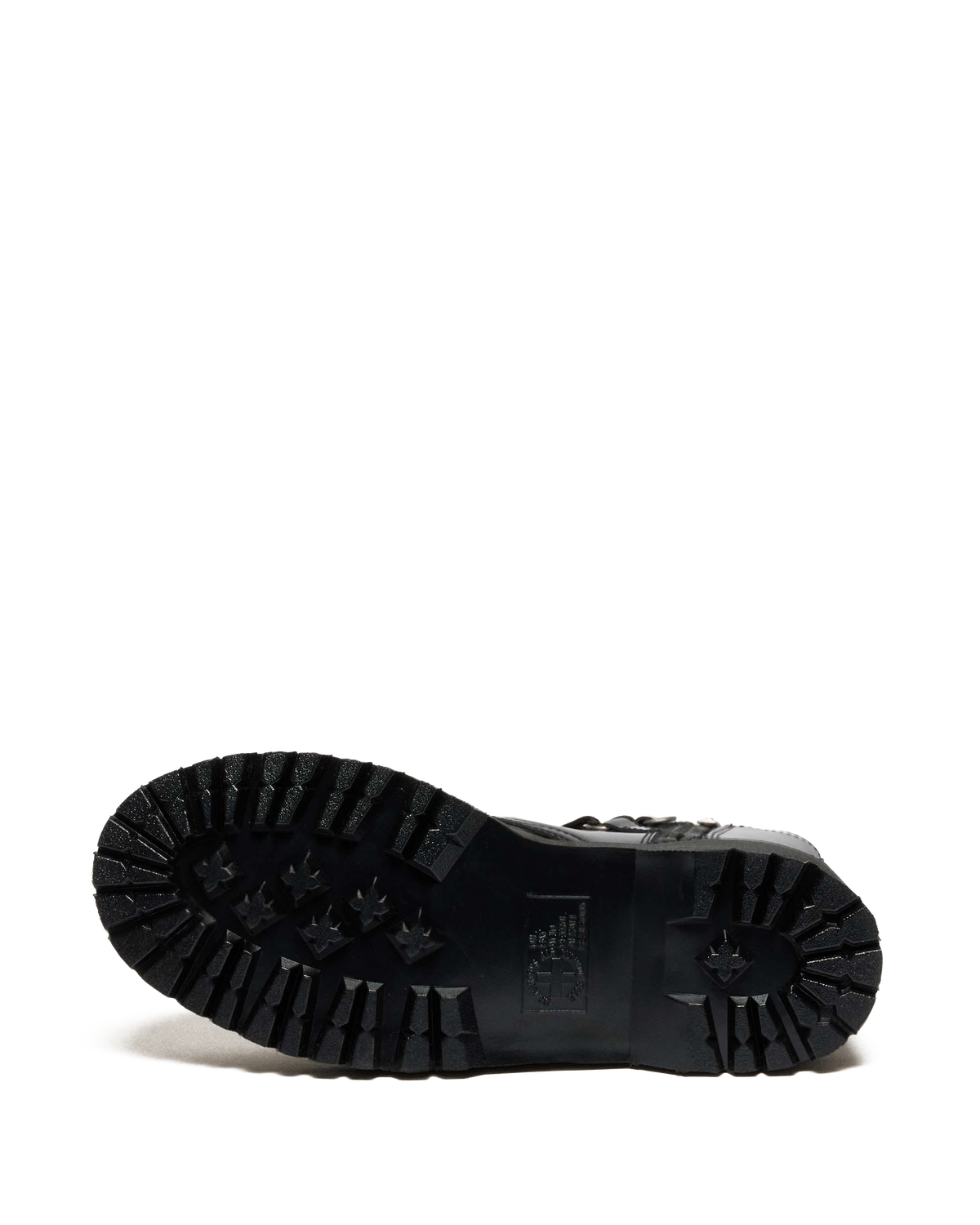 JADON HI STUDDED BUTTERO LEATHER PLATFORM BOOTS in Black Buttero