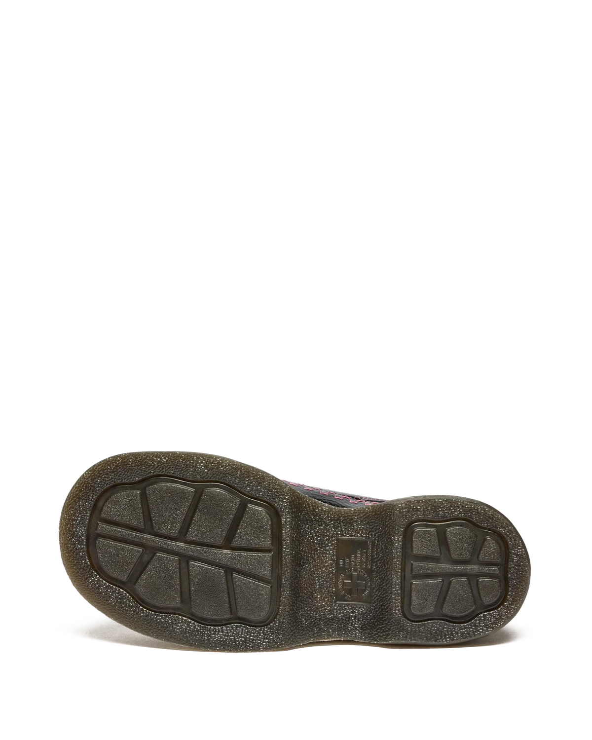Buzz 5-Eye Distressed Patent Leather Shoes in Black