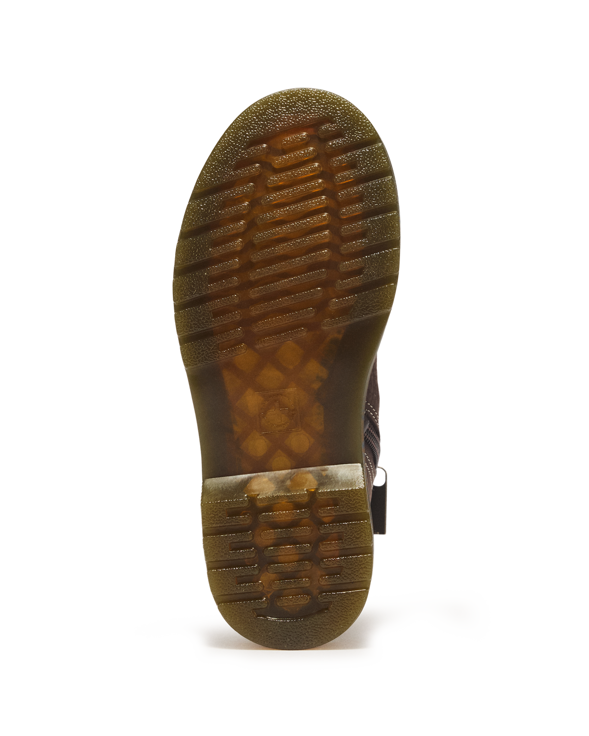 Junior 1460 Tumbled Nubuck Boots in Dark Brown