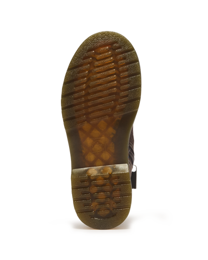 Junior 1460 Tumbled Nubuck Boots in Dark Brown