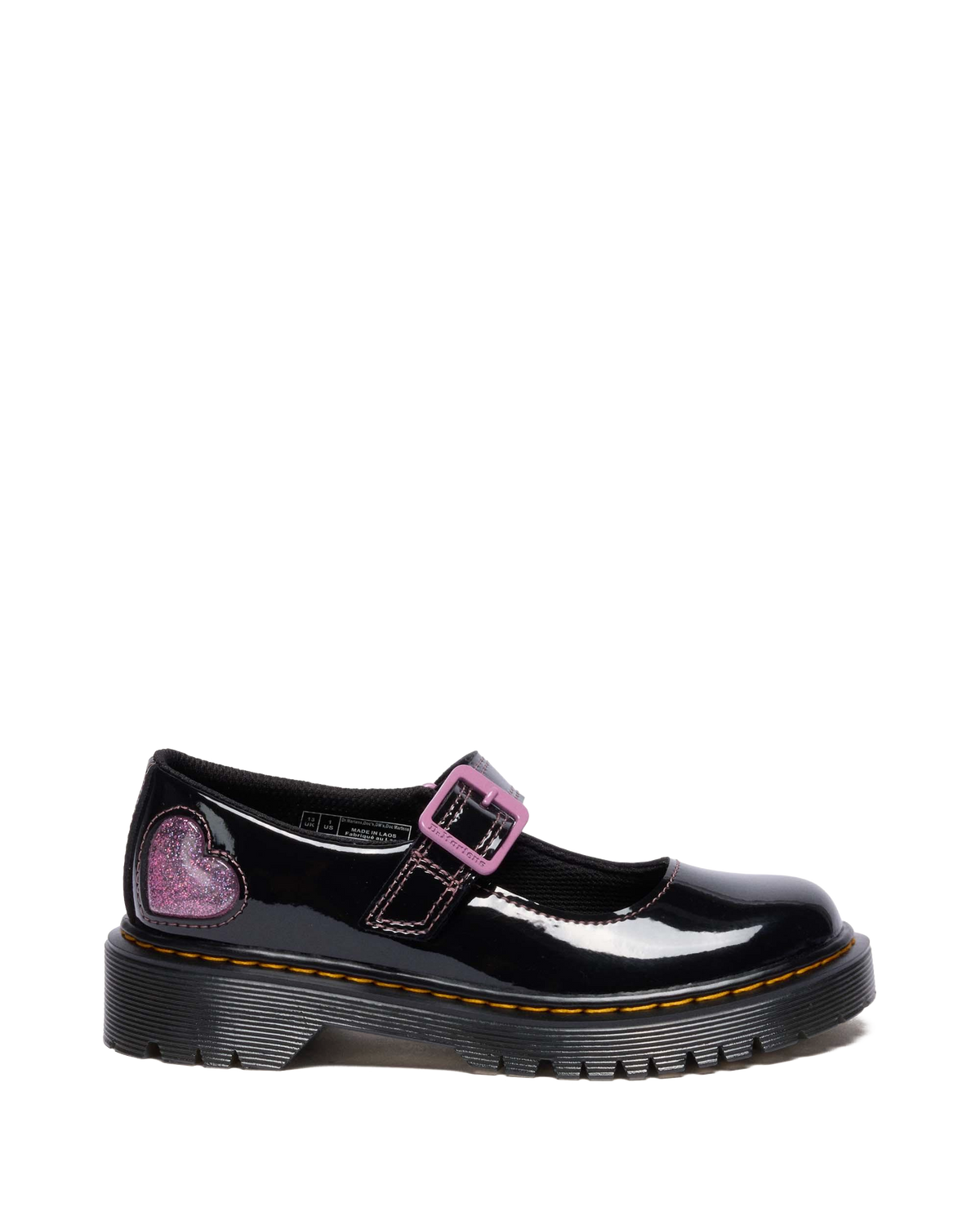 Junior Mary Jane Bex Patent Lamper Leather Shoes in Black