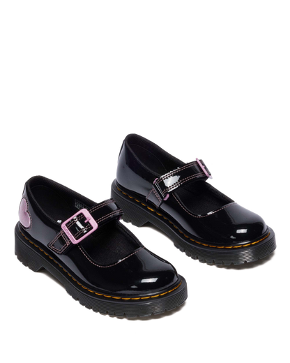 Junior Mary Jane Bex Patent Lamper Leather Shoes in Black