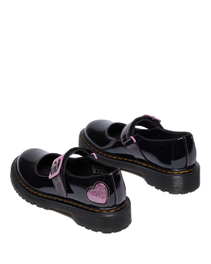 Junior Mary Jane Bex Patent Lamper Leather Shoes in Black