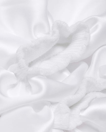 Frill Organic Cotton Blend Socks in White
