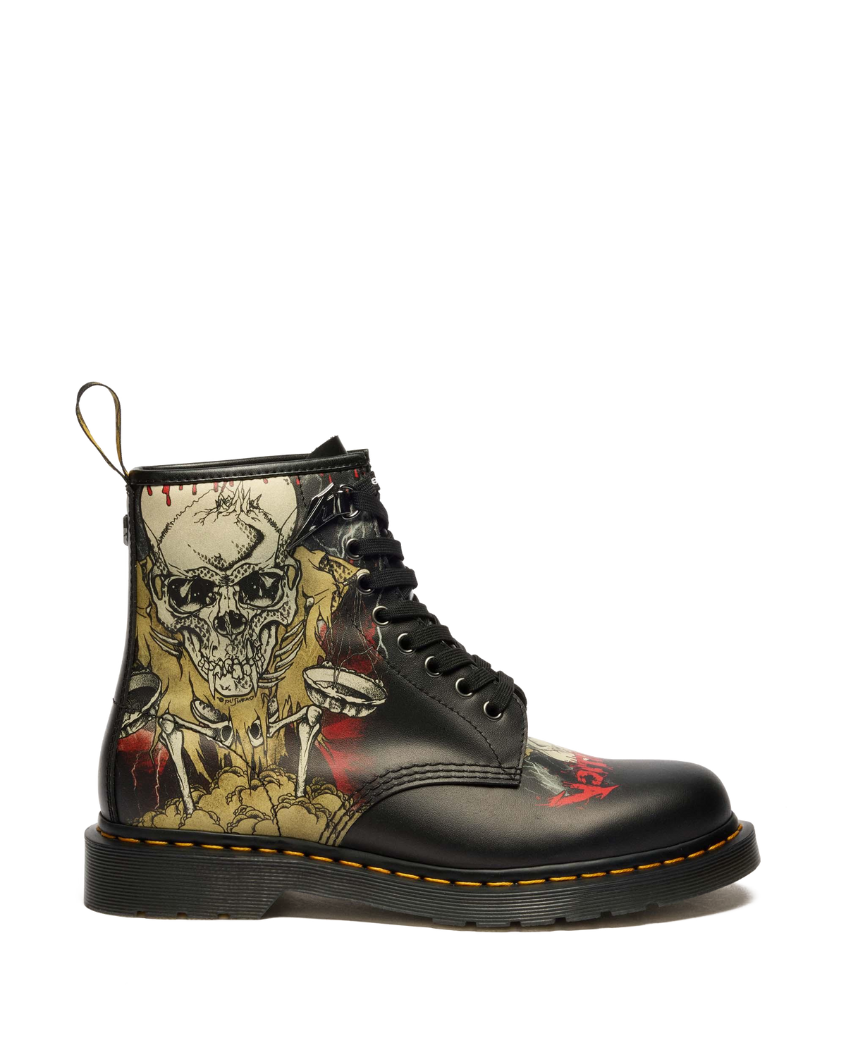 1460 Metallica Skull Lightning in White &amp; Multi