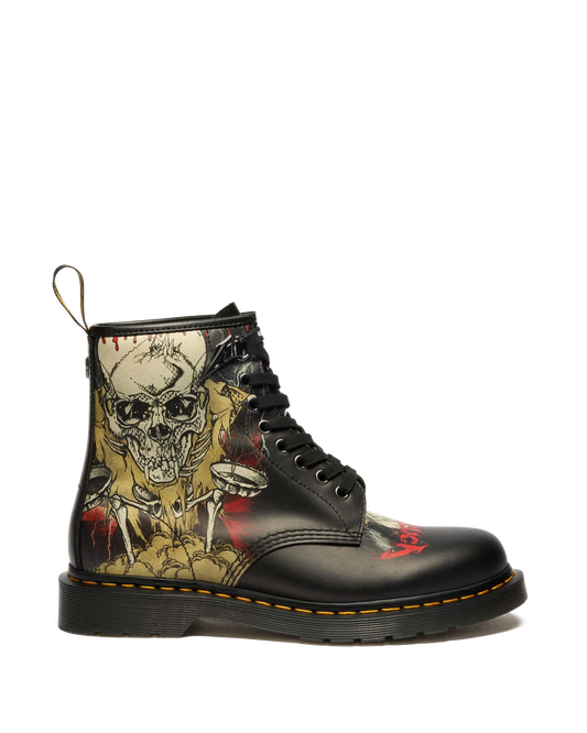 1460 Metallica Skull Lightning in White &amp; Multi