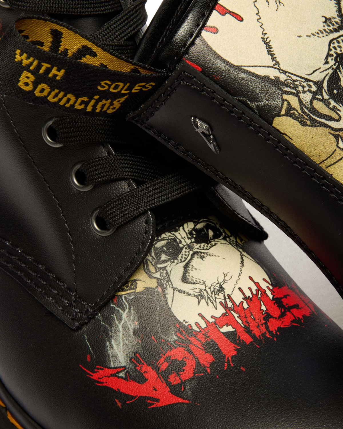 1460 Metallica Skull Lightning in White &amp; Multi