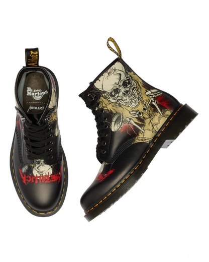 1460 Metallica Skull Lightning in White &amp; Multi