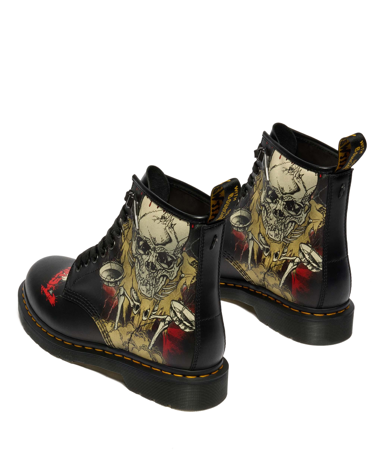 1460 Metallica Skull Lightning in White &amp; Multi
