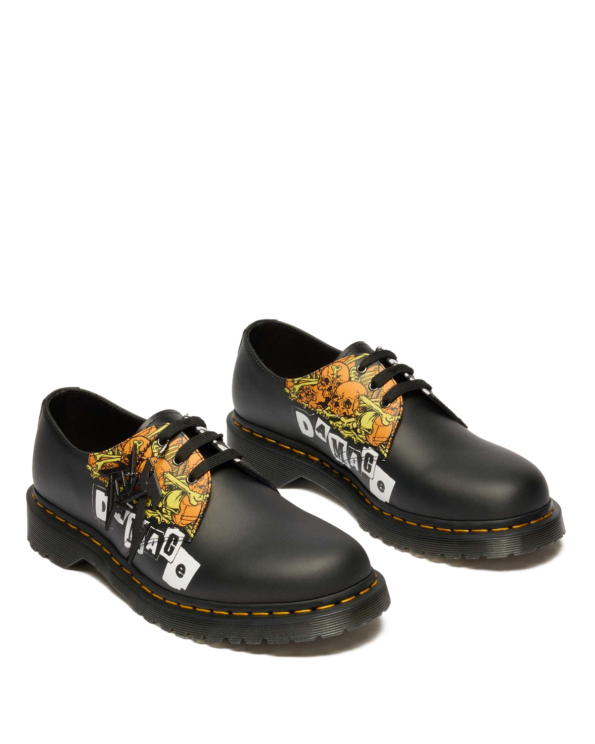 1461 Metallica Shoes in White+multi