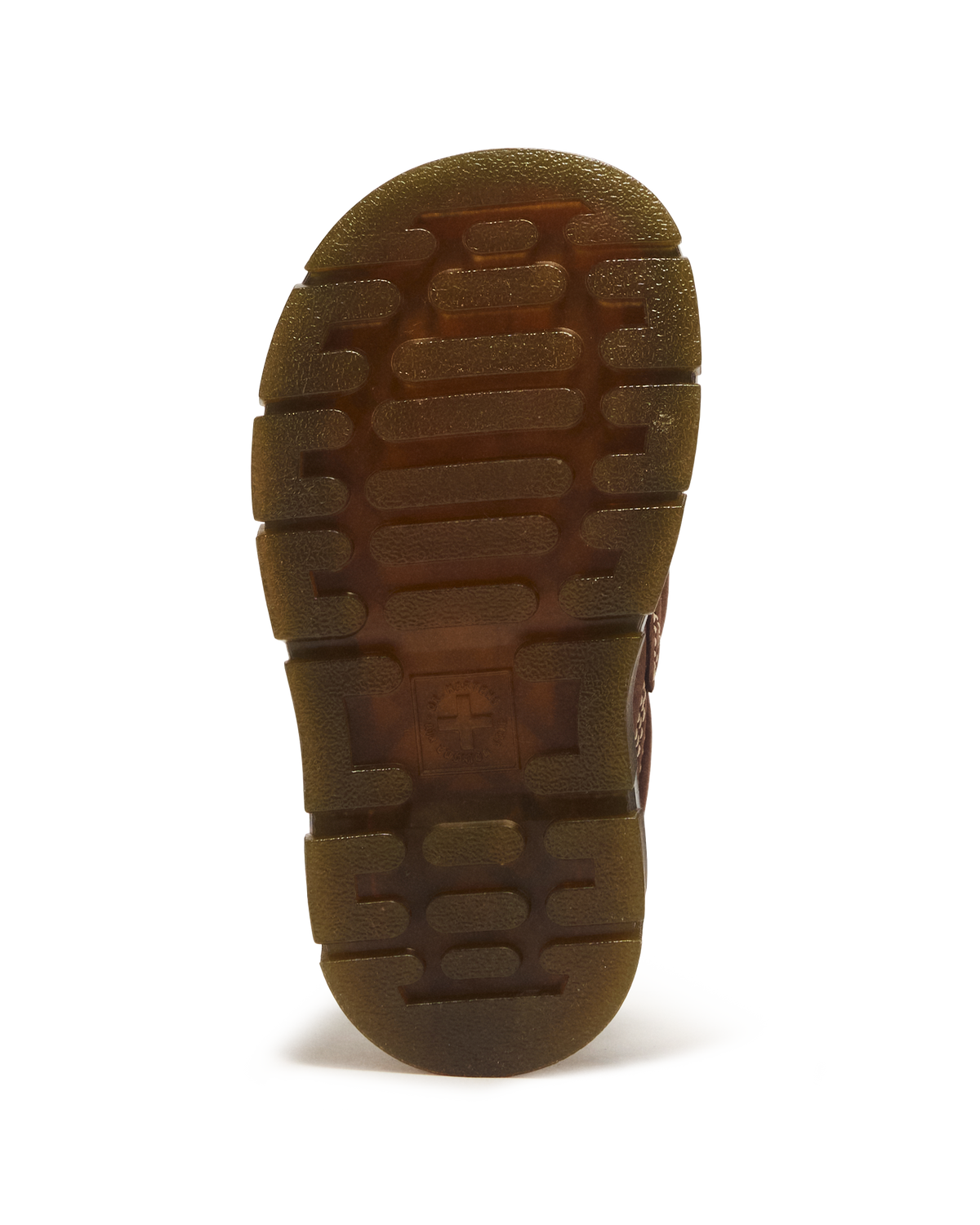 Toddler Raffe Strap Tumbled Nubuck Strap Shoes in Dark Brown