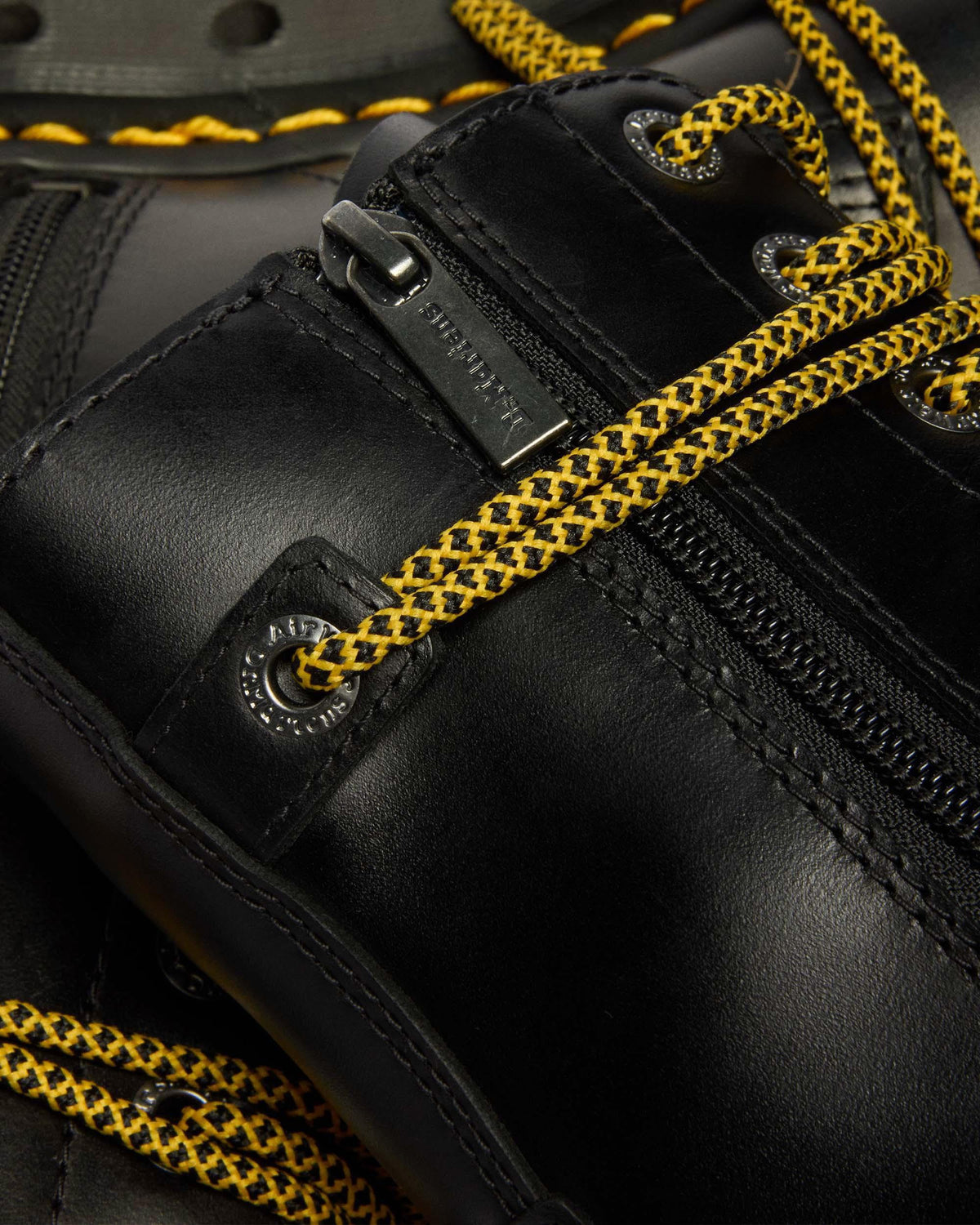 Jadon XL Leather Platform Boots in Black