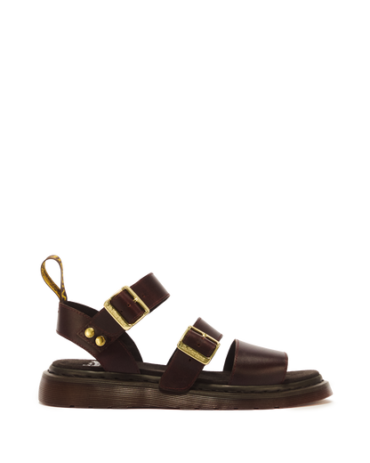 Gryphon Atlas Leather Gladiator Sandals in Charro