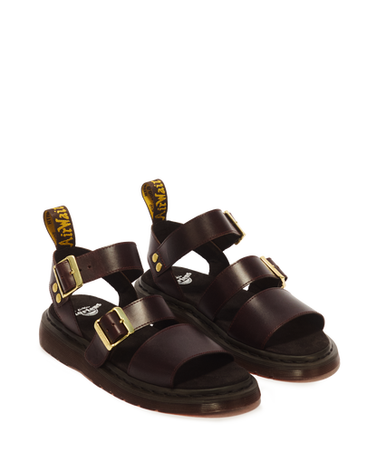 Gryphon Atlas Leather Gladiator Sandals in Charro