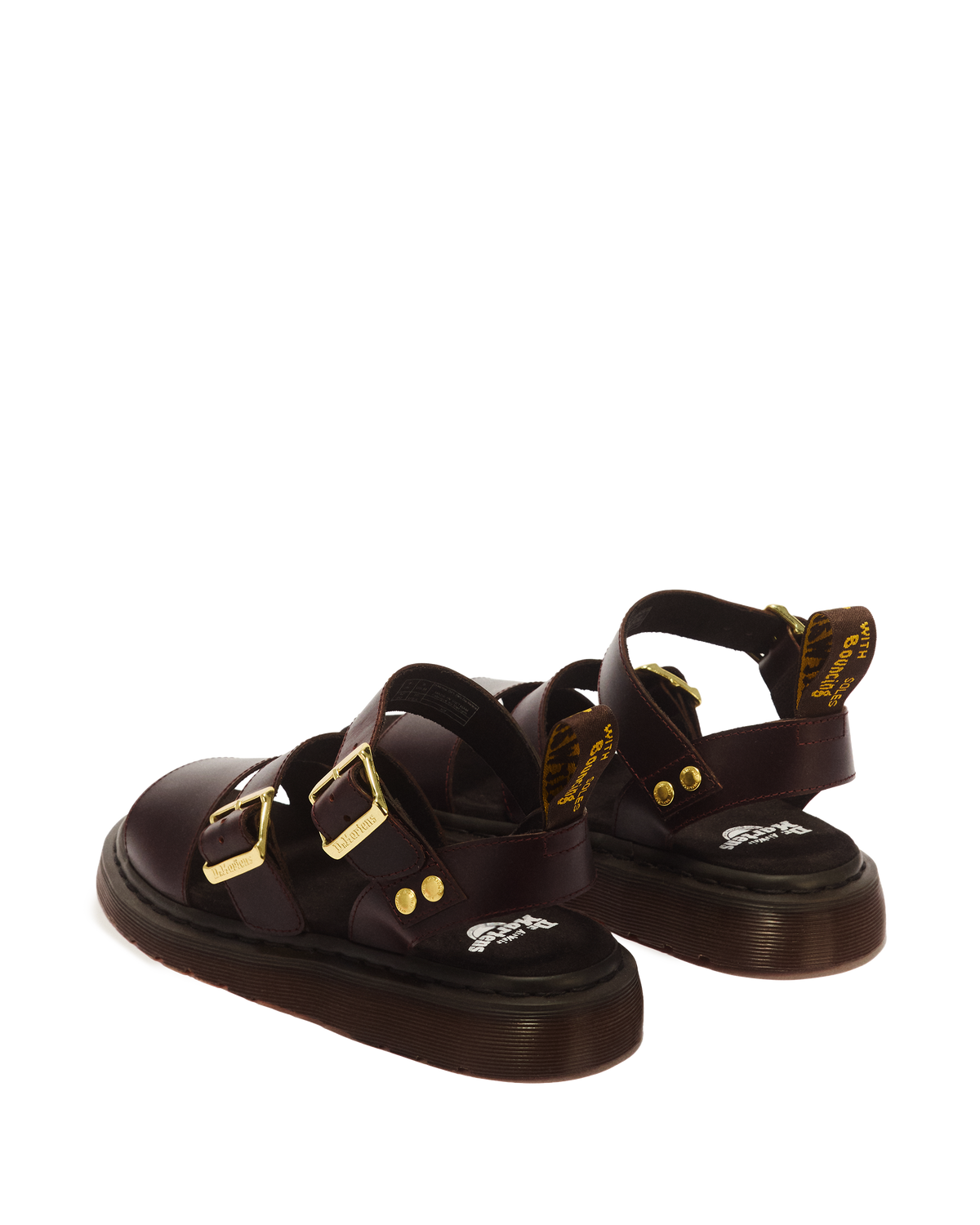 Gryphon Atlas Leather Gladiator Sandals in Charro
