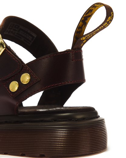 Gryphon Atlas Leather Gladiator Sandals in Charro