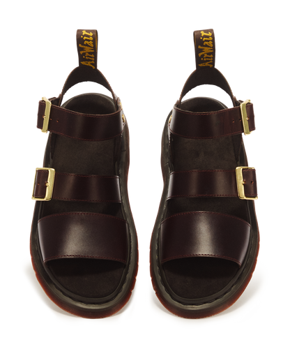 Gryphon Atlas Leather Gladiator Sandals in Charro