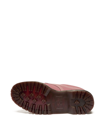 Lowell Nubuck Moc Toe Shoes in Dusty Rose