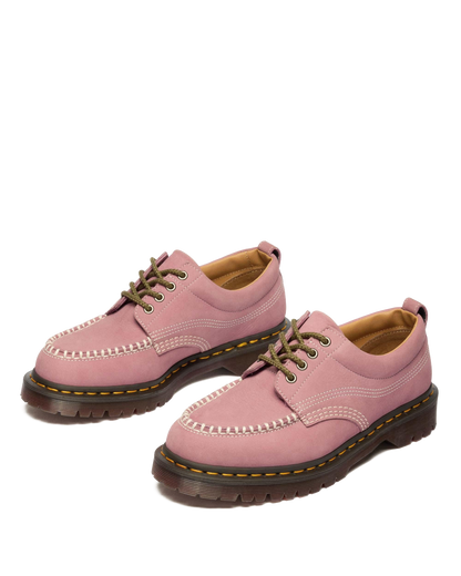 Lowell Nubuck Moc Toe Shoes in Dusty Rose