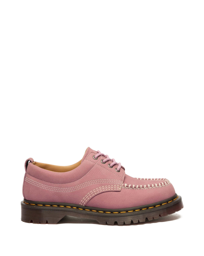 Lowell Nubuck Moc Toe Shoes in Dusty Rose