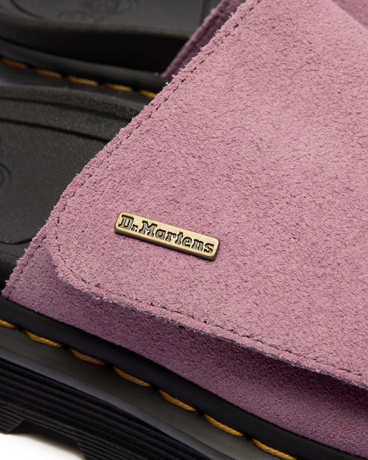 Zebzag Suede Platform Slides in Dusty Rose
