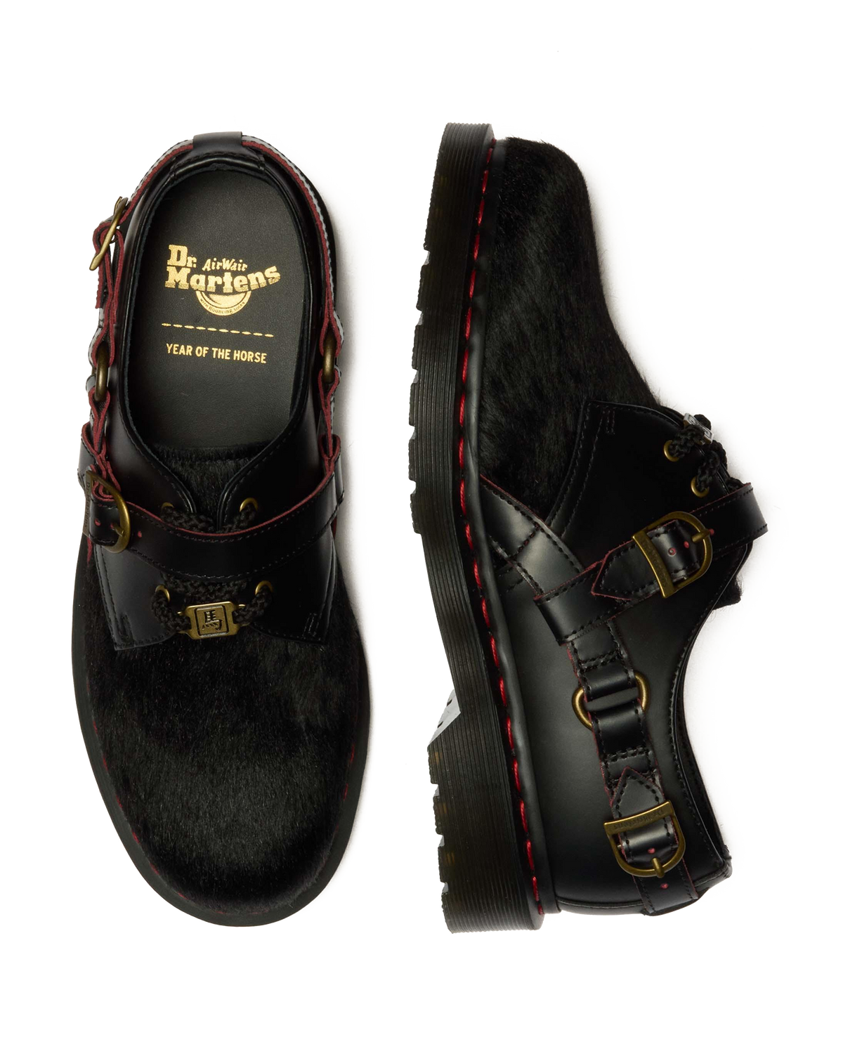 1461 Year Of The Horse Leather Shoes in Black