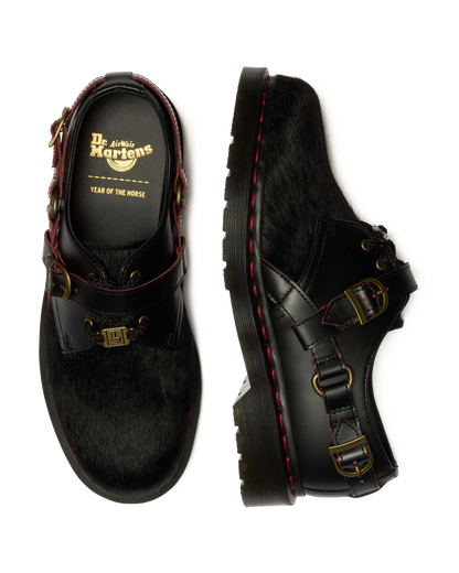 1461 Year Of The Horse Leather Shoes in Black