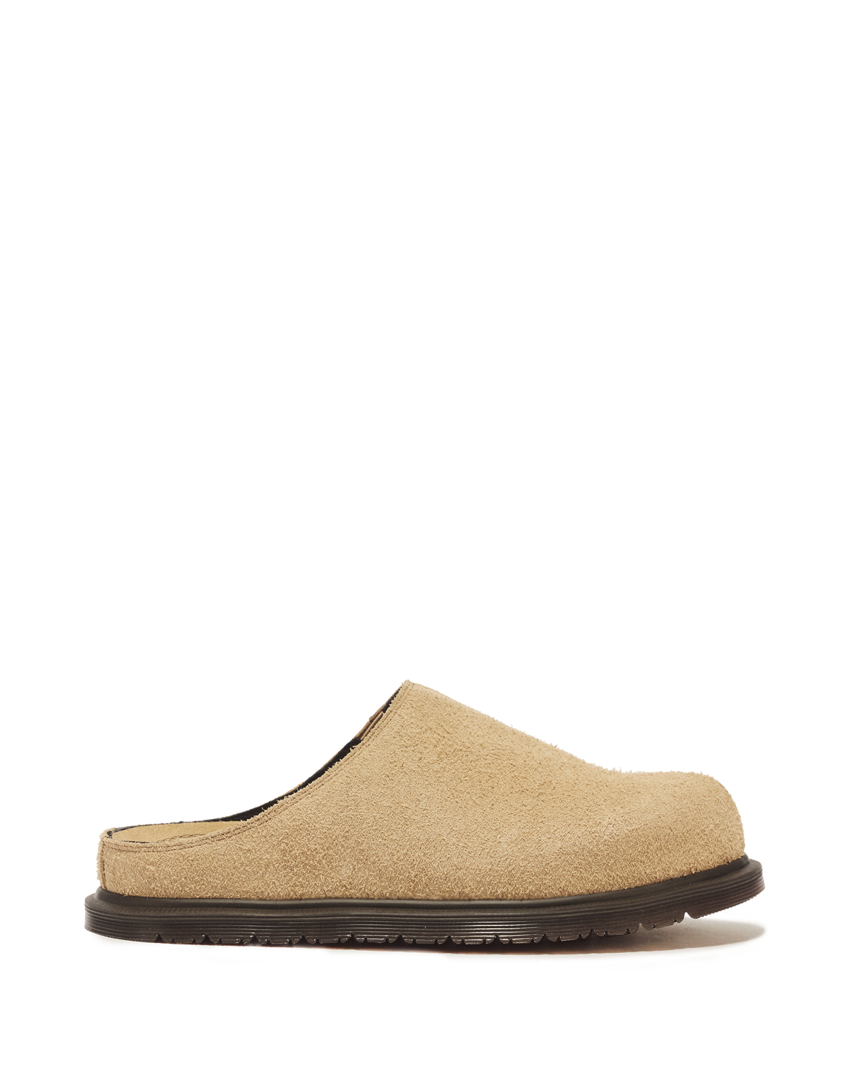 San Hairy Suede Mules in Savannah Tan